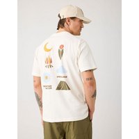 KnowledgeCotton Apparel T-Shirt mit Rücken-Print aus Bio-Baumwolle