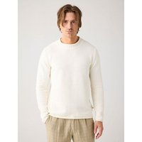 KnowledgeCotton Apparel Leichter Pullover mit Rundhalsausschnitt aus Bio-Baumwolle