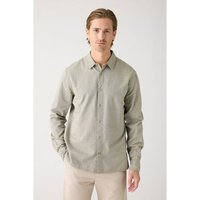 KnowledgeCotton Apparel Leichtes Twill-Hemd aus Bio-Baumwolle