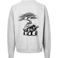HANDGEDRUCKT "Lange Reise" Unisex Sweatshirt Neutral