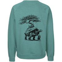 HANDGEDRUCKT "Lange Reise" Unisex Sweatshirt Neutral