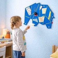 Elefanten-Pinnwand zum Stecken & Pinnen für Kinderzimmer von RÅVARE (ELE)