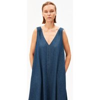 ARMEDANGELS DENIM V-NECK Damen Jeanskleid aus Bio-Baumwoll Mix