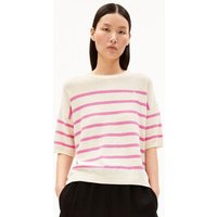 ARMEDANGELS STRIPE Damen Strickshirt aus Leinen-Mix