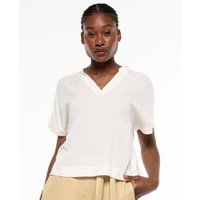 Alma & Lovis Edles Blusenshirt aus fließendem EcoVero | V-Neck Blouse