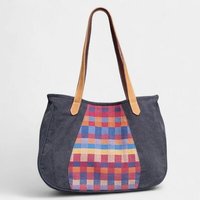 Dragolina Schultertasche/ Shopper Bente mit Webstoff der Pwo Karen