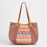 Dragolina Schultertasche/ Shopper Bente mit Webstoff der Pwo Karen