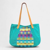 Dragolina Schultertasche/ Shopper Bente mit Webstoff der Pwo Karen
