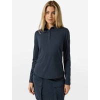 super.natural W POLO BIO J LS für Damen, nachhaltig, Merino