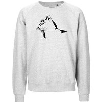 HANDGEDRUCKT "Stubentiger" Unisex Sweatshirt Neutral
