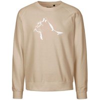 HANDGEDRUCKT "Stubentiger" Unisex Sweatshirt Neutral