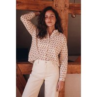 Jyoti - Fair Works Baumwoll Bluse Hawali Blockprint