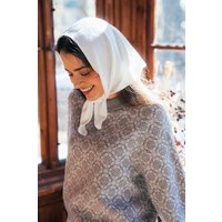 Kopyto BIRUANG Bandana Halstuch 100% Merinowolle RWS-Zertifiziert Ökologisch Unifarben