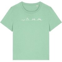 Brandless Biofaires Damen T-Shirt Mediumfit Bicycle Line Nr.5 180g/m² XS - 3XL