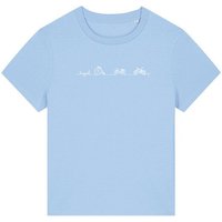 Brandless Biofaires Damen T-Shirt Mediumfit Bicycle Line Nr.5 180g/m² XS - 3XL