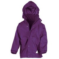 Result Genuine Recycled Kinder Junior Regenjacke Winterjacke Fleece gefüttert