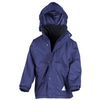 Result Genuine Recycled Kinder Junior Regenjacke Winterjacke Fleece gefüttert