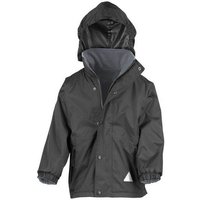 Result Genuine Recycled Kinder Junior Regenjacke Winterjacke Fleece gefüttert