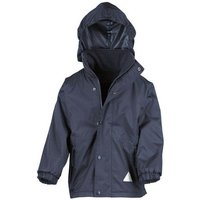 Result Genuine Recycled Kinder Junior Regenjacke Winterjacke Fleece gefüttert