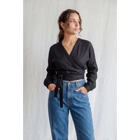 Jyoti - Fair Works Baumwoll Wickelbluse Harita
