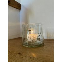 MaBe Teelichthalter - Upcycling aus der leergetrunkenen 0,7l Aperol Flasche - Nachhaltigkeit auf deinem Tisch