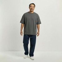 YTWOO Oversize T-Shirt French Terry Ultraheavy
