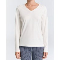Leela Cotton Damen V-Neck Shirt Baumwolle (Bio) Elasthan
