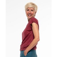 Alma & Lovis Elegantes Kurzarmshirt aus 100% Leinen-Jersey | Linen Short Pure