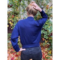 vincente gestrickte Bomberjacke für Frauen