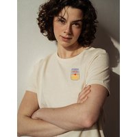 Kultgut Artdesign- Tailliertes Shirt 100% Biobaumwolle /Pasta