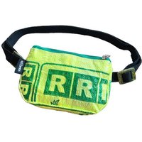 GOOPSI Upcycling Bauchtasche aus Reissack, Cross Body Bag – ultraleichte Hip Bag handgemacht & Fairtrade