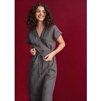 AmourLinen Wickelkleid aus Leinen OLIVIA