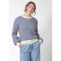 Klitmøller Collective Gestreifter Strickpullover aus Merinowolle Modell: Gunilla