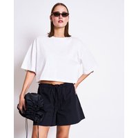 JAN N JUNE Cropped Boxy T-Shirt LUPA aus Baumwolle