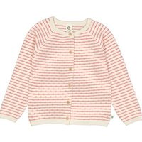 Fred's World by Green Cotton "Green Cotton" Strickjacke Ajour rosa/beige