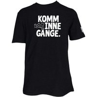 Spirit of Hamburg Biobaumwoll T-Shirt mit Spruch KOMM INNE GÄNGE
