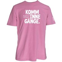 Spirit of Hamburg Biobaumwoll T-Shirt mit Spruch KOMM INNE GÄNGE