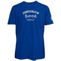 Spirit of Hamburg Biobaumwoll T-Shirt mit Spruch „ZURÜCKBLEIM BIDDE“