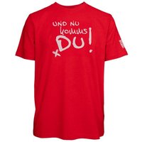 Spirit of Hamburg Biobaumwoll T-Shirt mit Spruch „Und nu kommst Du!“