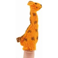El Puente Gestrickte Fingerpuppe "Giraffe"