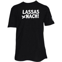 Spirit of Hamburg Biobaumwoll T-Shirt mit Spruch „LASSAS NACH!“