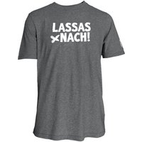 Spirit of Hamburg Biobaumwoll T-Shirt mit Spruch „LASSAS NACH!“
