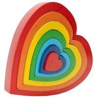 El Puente Puzzle "Regenbogen-Herz"