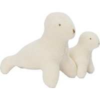 El Puente Stofftiere "Robbe mit Baby" (2er-Set)