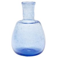 El Puente Vase aus recyceltem Glas in Hellblau