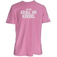 Spirit of Hamburg Biobaumwoll T-Shirt mit Spruch „Ich bün krall un’ kregel“