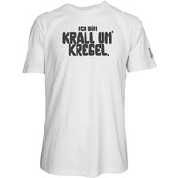 Spirit of Hamburg Biobaumwoll T-Shirt mit Spruch „Ich bün krall un’ kregel“