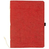 El Puente Notizbuch mit handgeschöpftem Papier in Rot