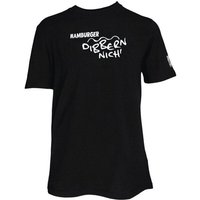 Spirit of Hamburg Biobaumwoll T-Shirt mit Spruch „Hamburger dibbern nich‘“