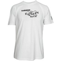 Spirit of Hamburg Biobaumwoll T-Shirt mit Spruch „Hamburger dibbern nich‘“
